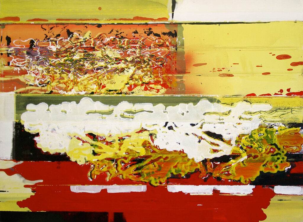 Michael Picke - colorado elektrisch SL_01 | acrylic and lacquer on mdf | 103 x 138 cm | 2008