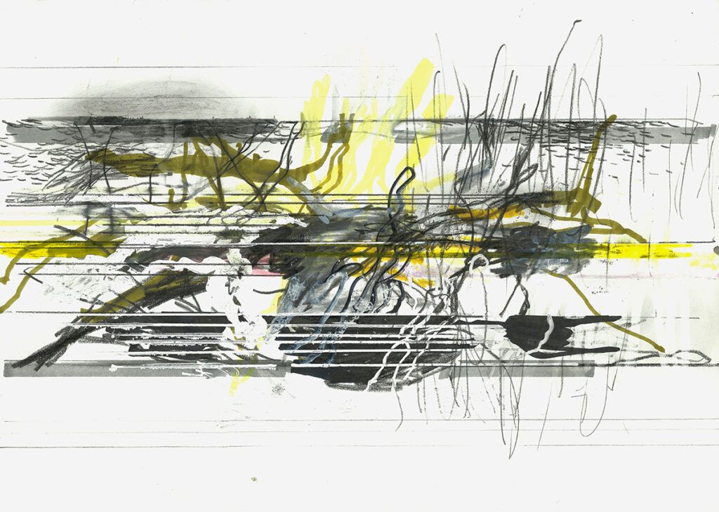 Michael Picke - st 19 | pencil and marker on paper | 30 x 40 cm | 20013
